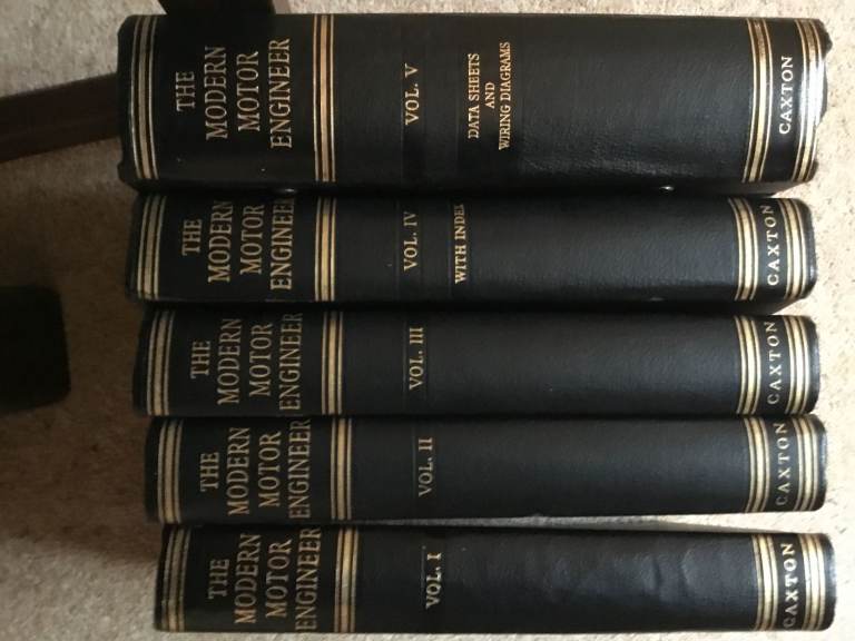 The Modern Motor Engineer Books - Full 5 Volume Set