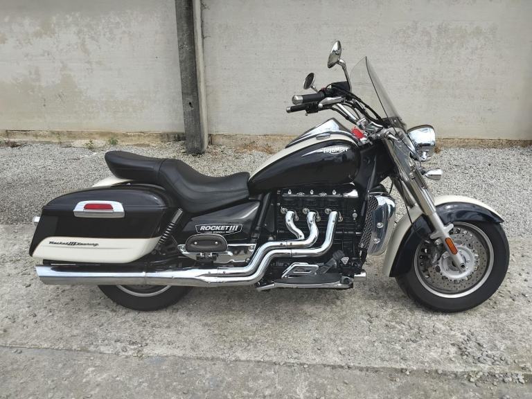 2008 57 TRIUMPH ROCKET 111 3 TOURING 23 BLACK  WHITE CLEAN EXTRAS