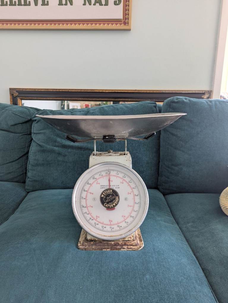Retro 60s/70s Weylux Caterweigh Mechanical Kitchen Scales