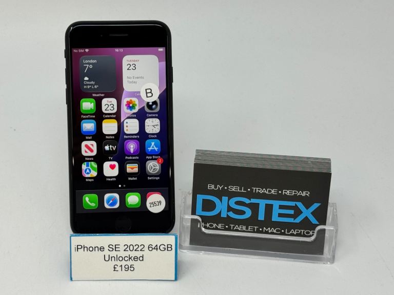 Apple iPhone SE 2022 64GB Unlocked Midnight | WARRANTY