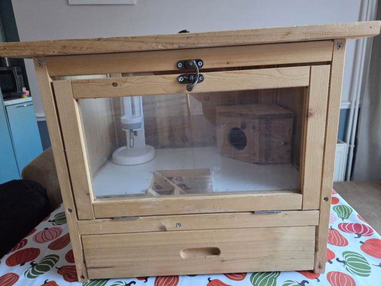 Wooden Dwarf Hamster Cage