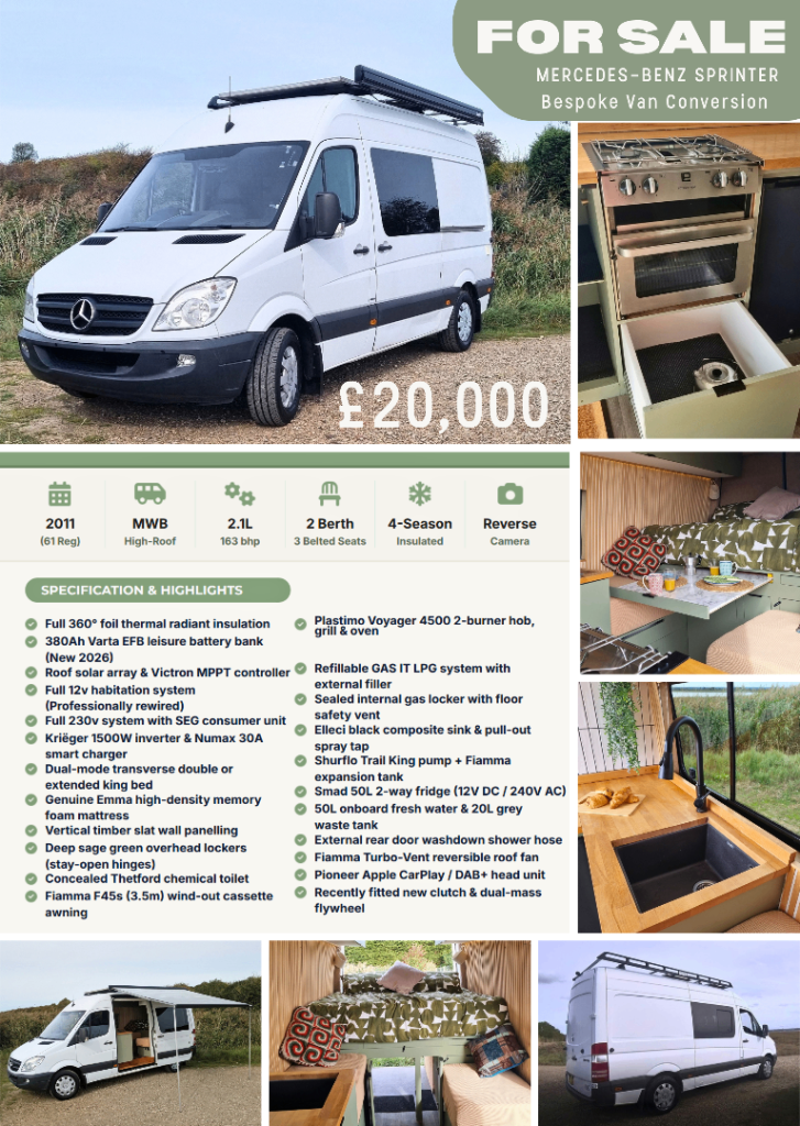 Mercedes-Benz, SPRINTER, Van Converstion 2011, 2 berth