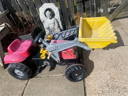 Kids Pedal Tractor Digger 