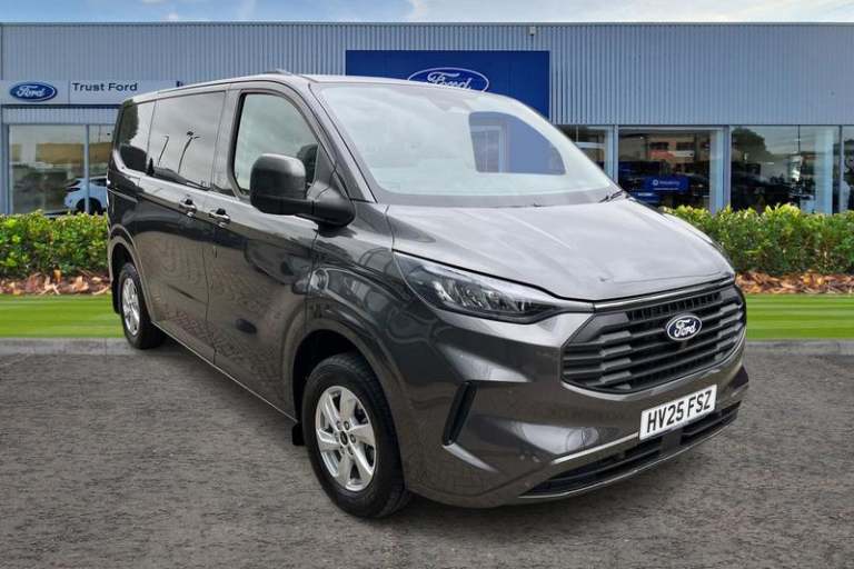 2025 Ford Transit Custom 320 Limited L1 SWB Double Cab In Van FWD 2.0 EcoBlue 136ps, ANDROID AUTO...
