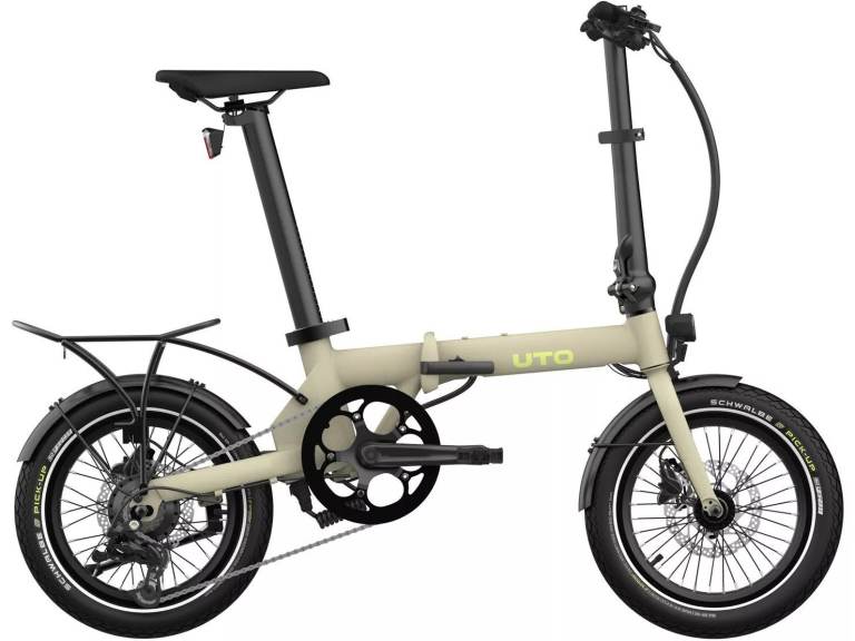 UTO Morning OG16 Electric Folding Bike, Desert Sand