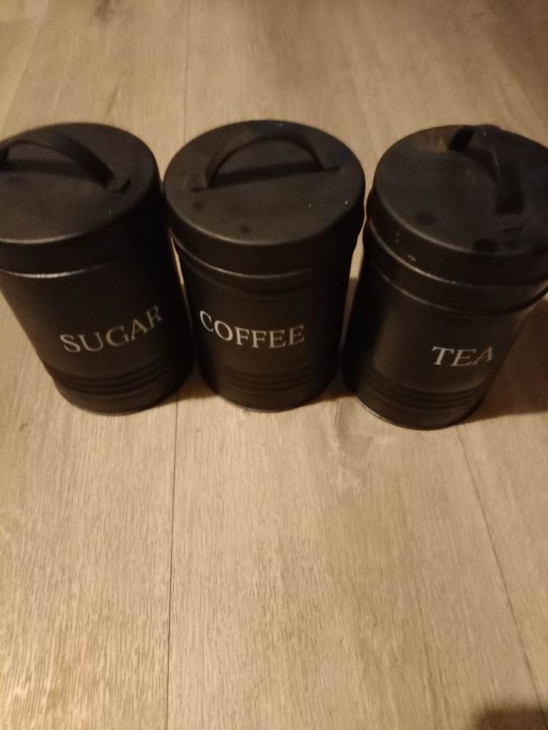 Sugar coffee tea containers