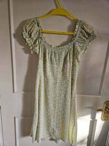 with jean isabelle dress green Mini Light Mint Floral by designer size M 10 12 VGC | in Trinity, Edinburgh GGBS0608