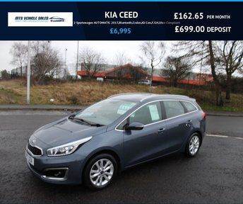 KIA CEED 1.6 CRDi 2 Sportswagon AUTO,2017,£20 Tax,61mpg,Bluetooth,Cruise,A/Con,F.S.H,Ulez Compliant