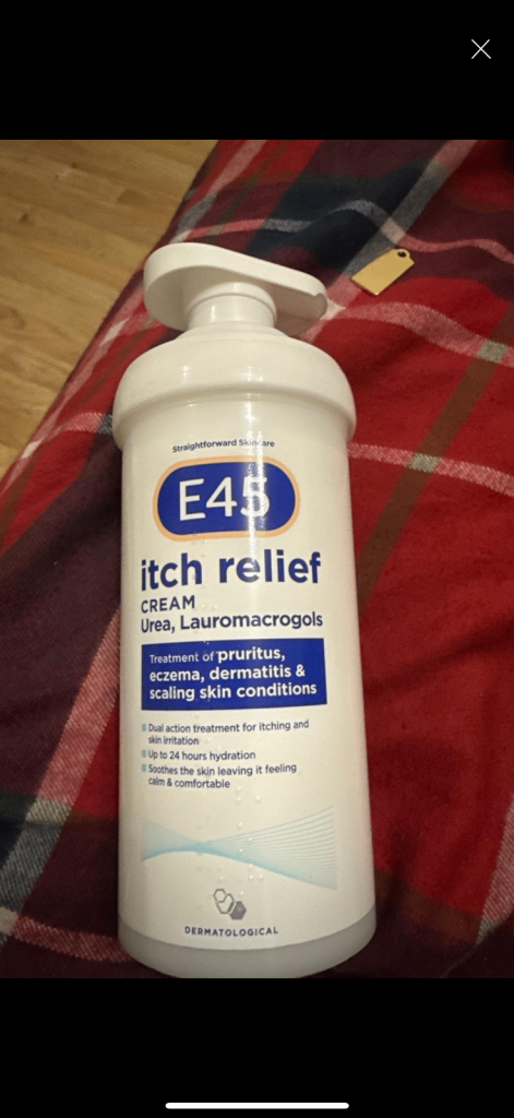 E 45 ITCH RELIEF CREAM 500G BRAND NEW SEALED 