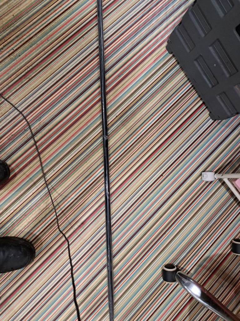 Free- Ikea black curtain pole 