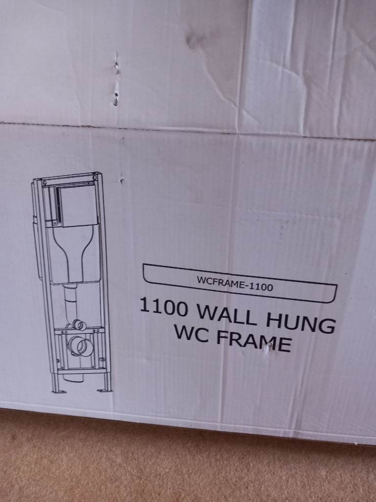 Wall hung wc frame 