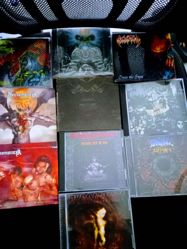 Old School Metal especially death metal. Lots of originals 