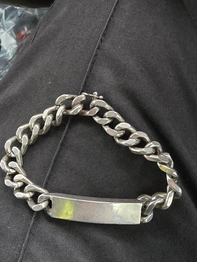 72 grams 925 sterling silver bracelet for sale or swaps 