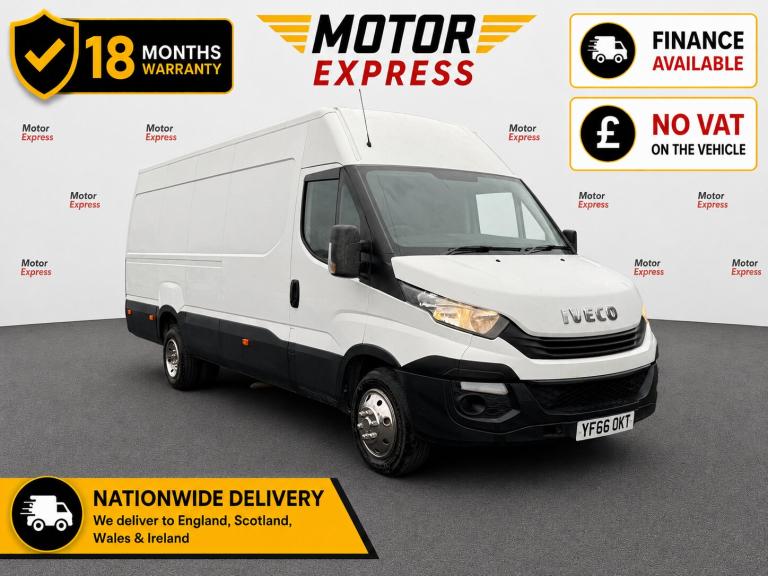 2016 Iveco Daily 2.3 High Roof Semi-Window Crew Van 3520L WB WINDOW VAN Diesel Manual
