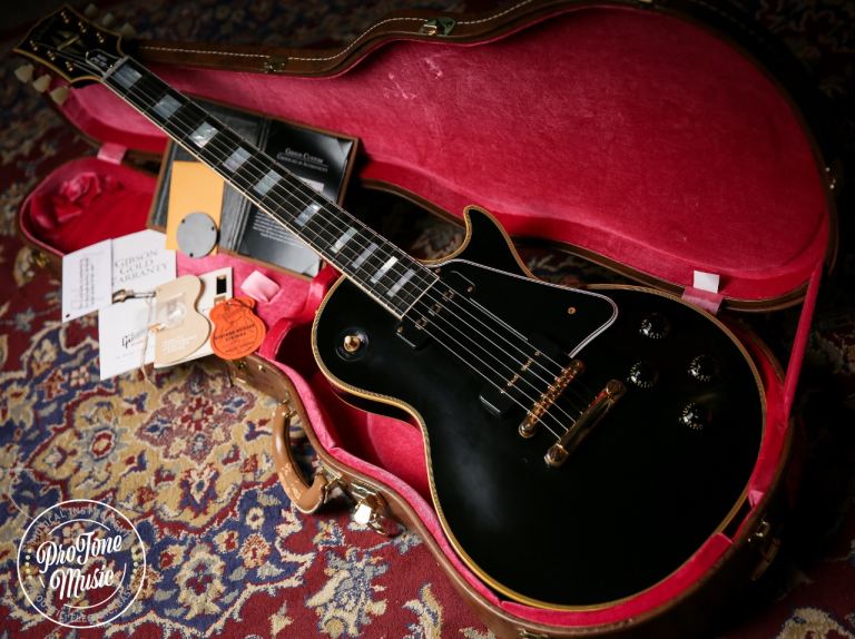 Gibson Custom Shop 54' Reissue Les Paul Custom VOS Staple Pickup Ebony