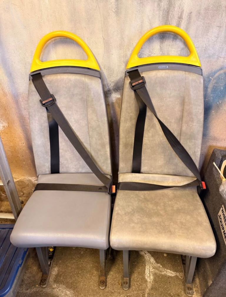 Unwin rail bus seats