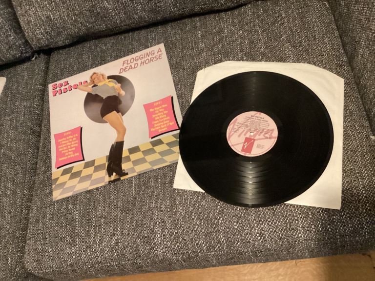 Sex Pistols Flogging a Dead Horse LP record 