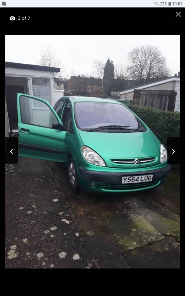 Citroen, XSARA PICASSO, MPV, 2001, Manual, 1587 (cc), 5 doors