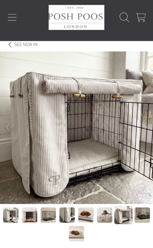 Posh Poos - Complete Puppy 4 Piece Crate Set