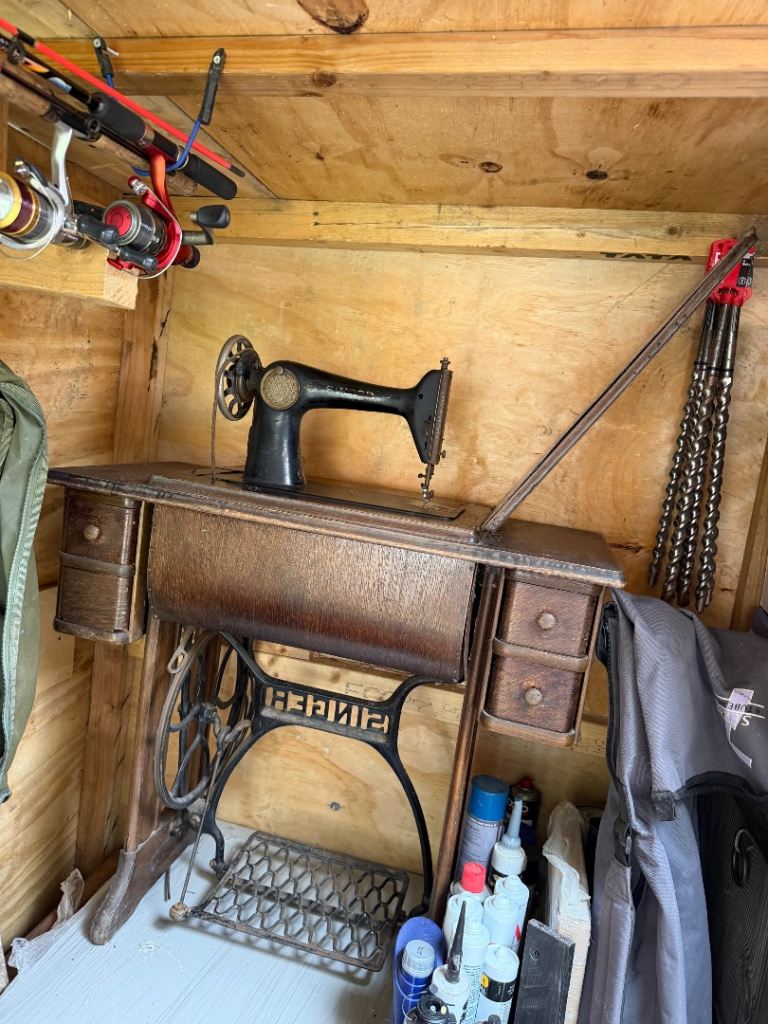Antique Singer sewing machine