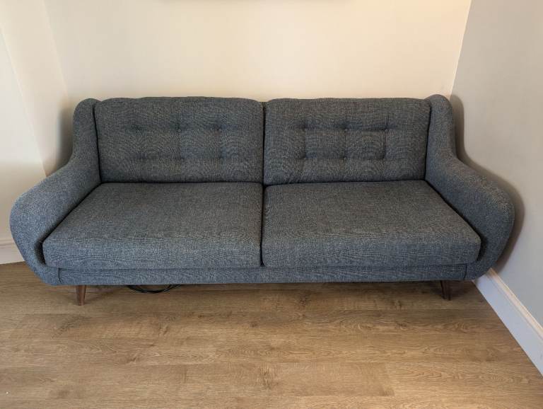 DFS French Connection Camden 4 Seater Sofa - Midnight Blue