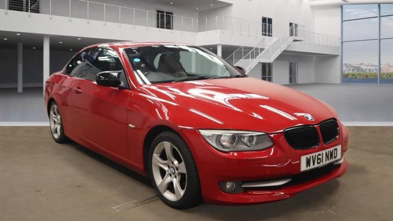 BMW 3 Series SE 2012 2.0 320d SE Convertible 2dr Diesel S/H Long MOT RED SORTS