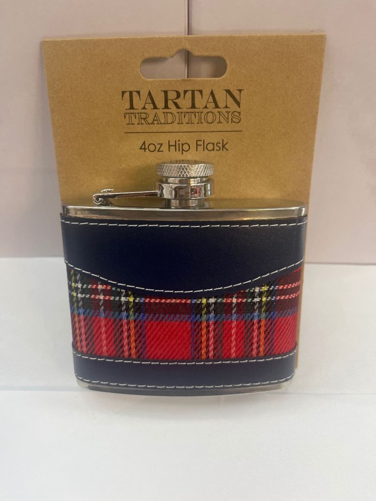 Tartan Traditions 4oz Hip Flask