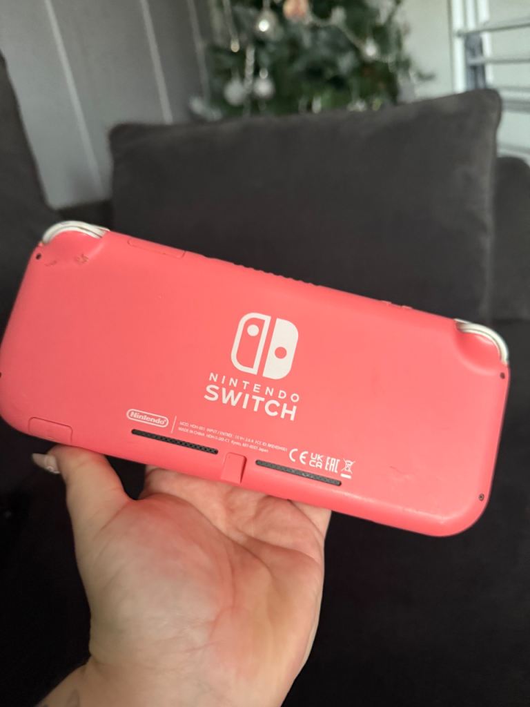 Nintendo switch lite with animal crossing 