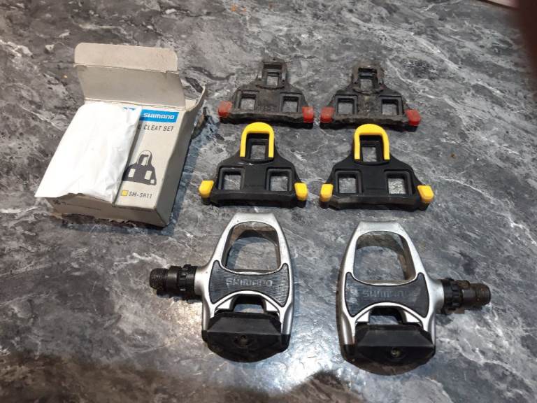 SPD Pedals and SPD SL Cleat set