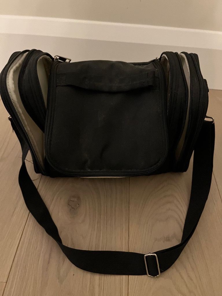 Black Toiletry/Cosmetics bag for sale 