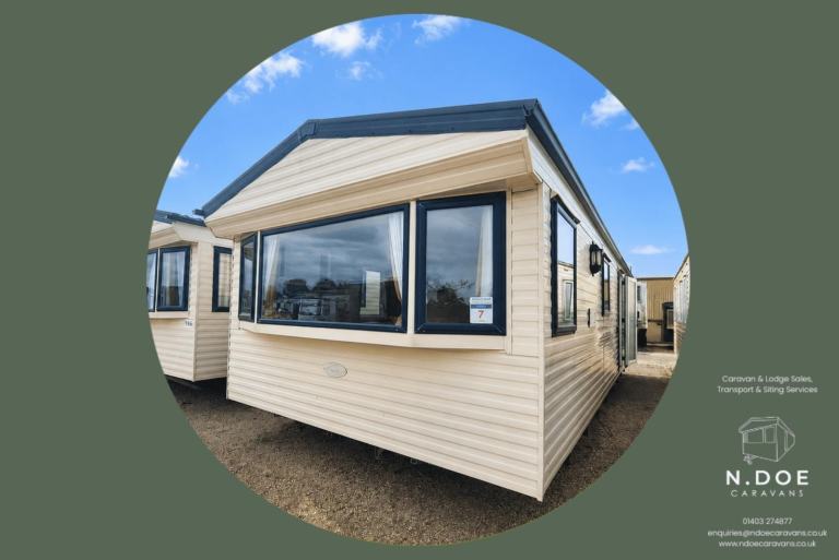 Willerby Rio Gold 36x12ft – Double glazed & central heated – 2 B
