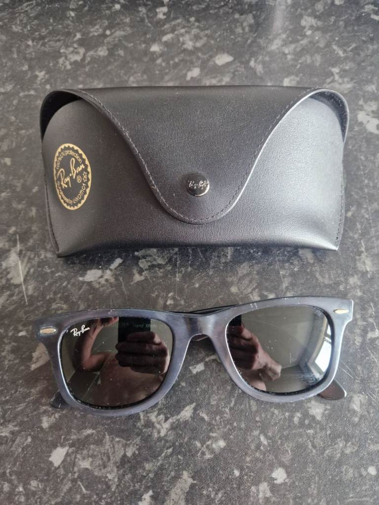 Ray-Ban Sunglasses with Original Case – Black, Good Condition