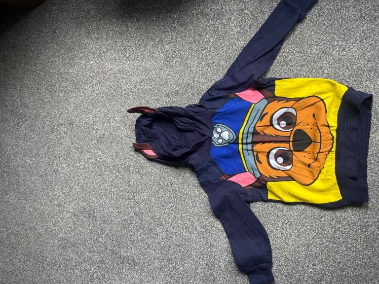 Paw Patrol Chase Hoodie – Kids Size, Good Condition