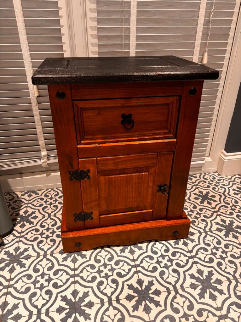 Solid Wood Side Cabinet (2 draws)