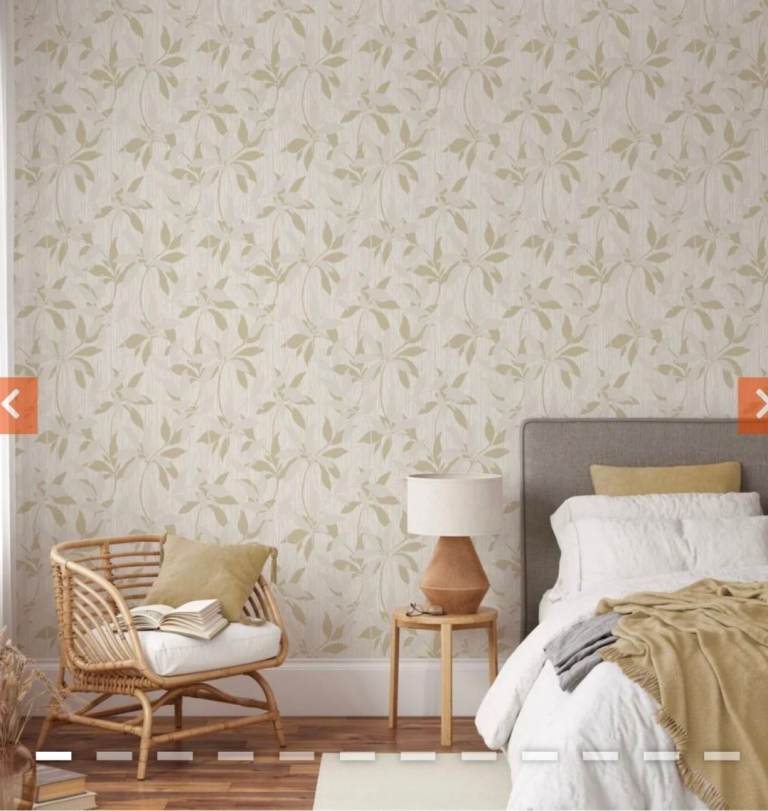 Wallpaper white leaf 