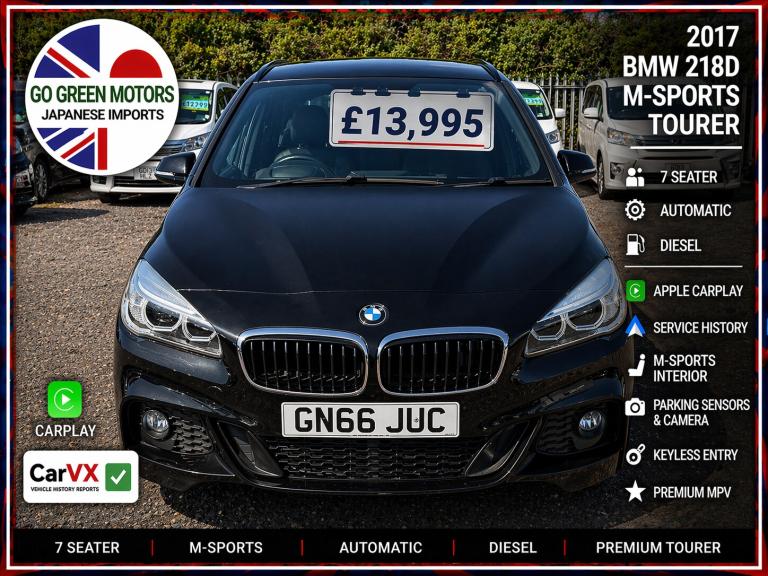 2017 BMW 2 Series Gran Tourer M-Sport 7 Seater, Automatic, High Specification CarPlay BMW Service...