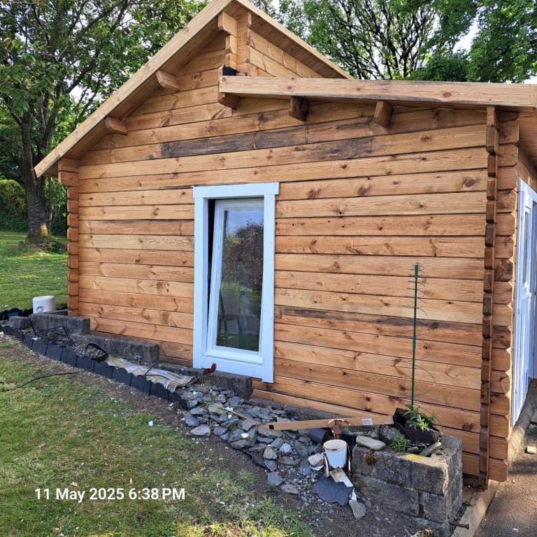 Timber cabin "Walter" 4×4m - finance available
