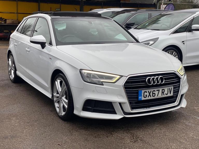 2017 Audi A3 1.5 TFSI CoD S line Sportback S Tronic Euro 6 (s/s) 5dr HATCHBACK Petrol Automatic