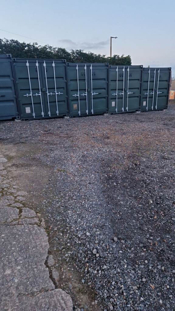 20ft self storage container £117 + VAT month