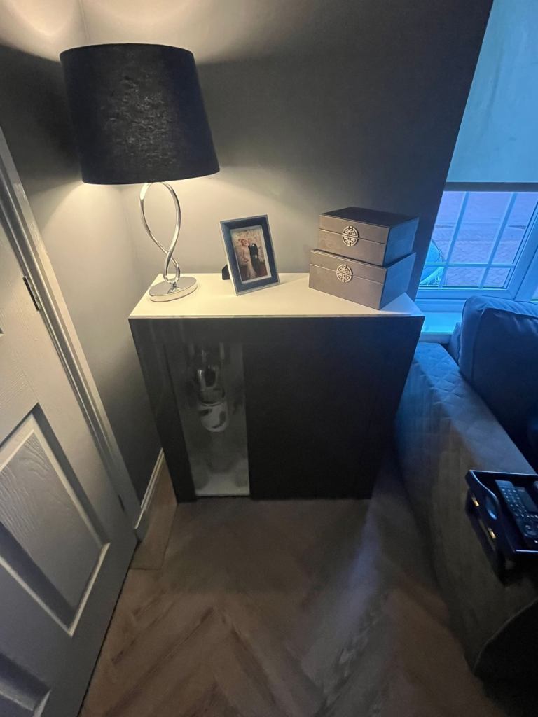 Grey gloss sideboard
