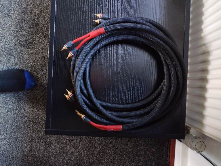 Monster Cable Speaker Cables with Banana Plugs – Good Condition