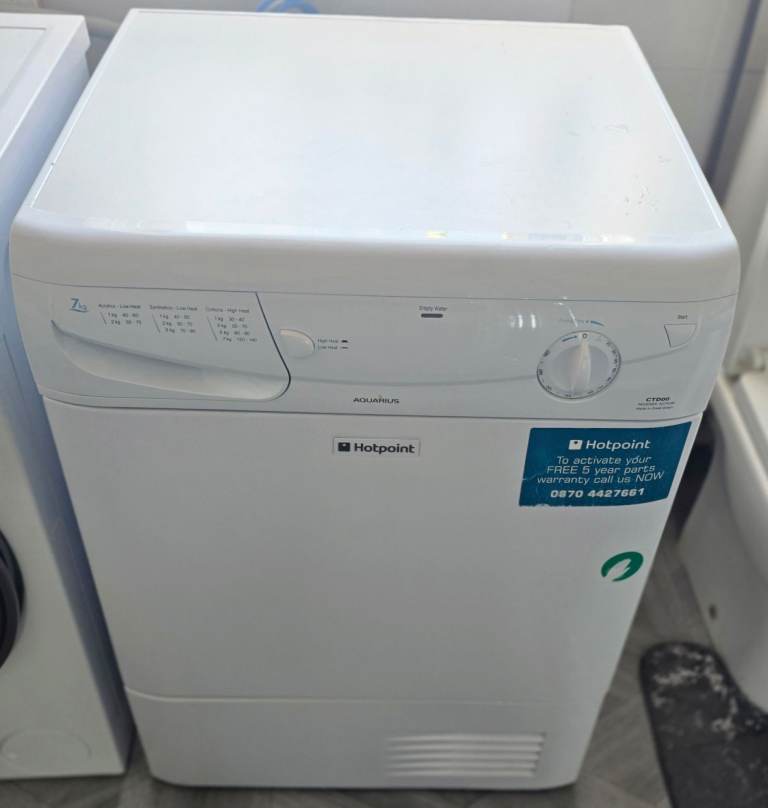 Hotpoint 7kg Condenser Tumble Dryer - White, Good Condition
