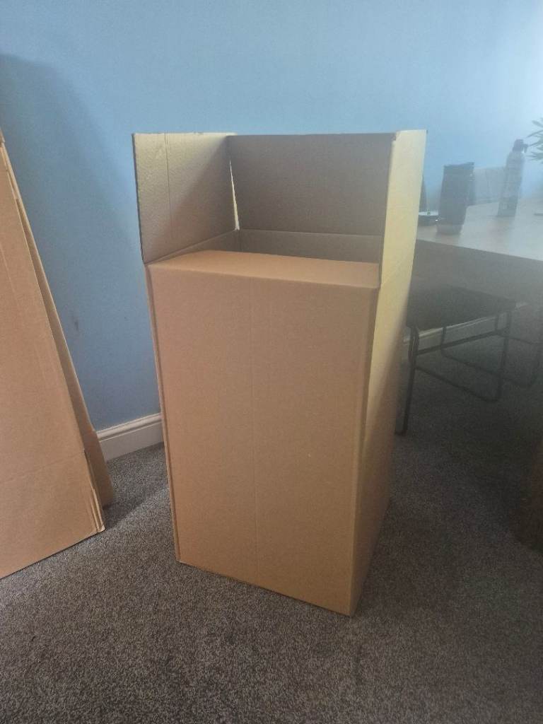 5x Large Cardboard Moving Boxes – Good Condition