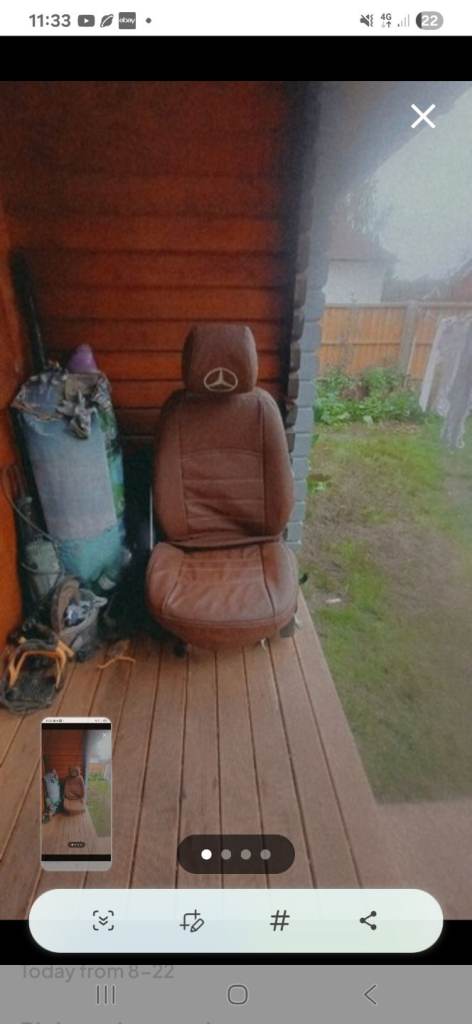 Mercedes single front chair