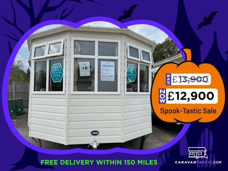 40x12ft 2 Bed Offsite/Self Build Static Caravan - DG, CH, New Carpets, Ensuite