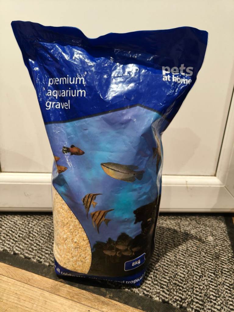 BNWT Pets at Home aquarium gravel 8kg honey