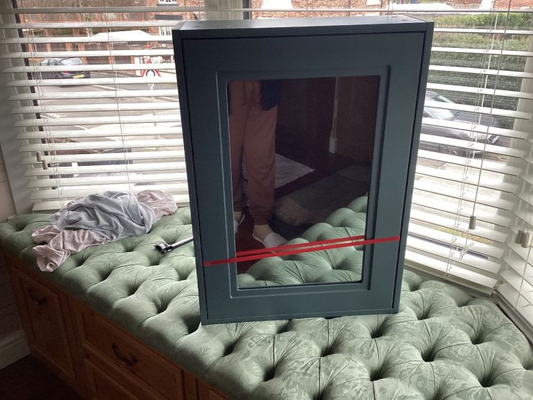 Bathroom cabinet with mirror