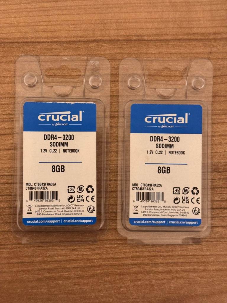 Crucial 8GB DDR4-3200 SODIMM