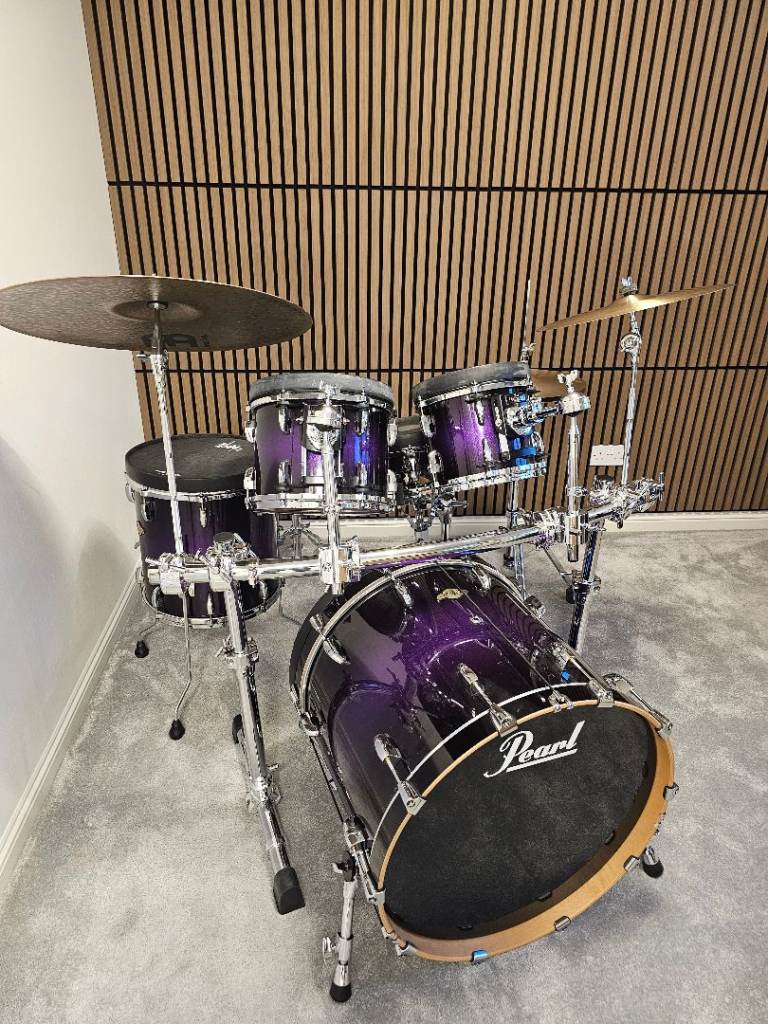 Pearl Masters Maple Kit + Ludwig Snare + Meinl Byzance Cymbals