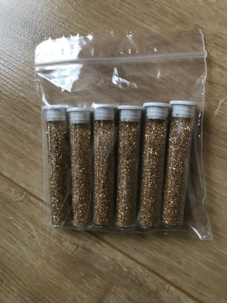 Glitter - packs of 6 @ £2 per pack. 
